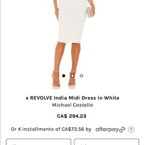 × REVOLVE India Midi Dress in White
Michael Costello